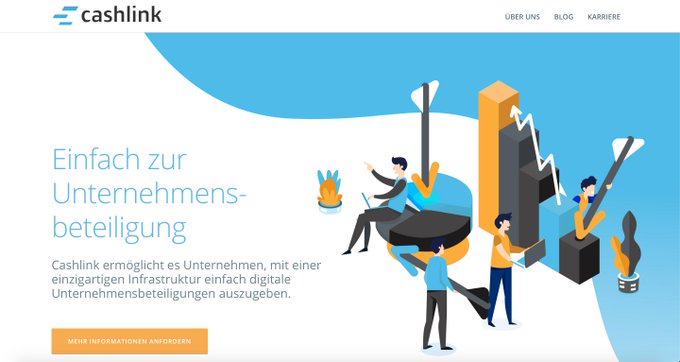 @cashlink_de Noch mehr Informationen zu digitalen #Unternehmensbeteiligungen bei unserem Partner Cashlink, über den auch <a href="/cobago/">cobago GmbH</a> seine digitalen #Wertpapiere emittiert. 
@cashlink_de #TokenSales #investment #investments #investing #VentureCapital #VC #Geldanlage #SecurityTokenOffering #STO