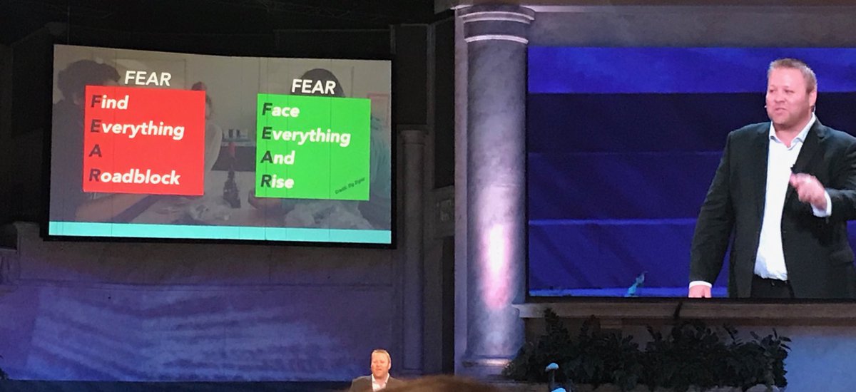 MsOharac's tweet image. ⁦@CajonValleyUSD⁩ F.E.A.R. - Face Everything And Rise. #cvconference #cvstrong