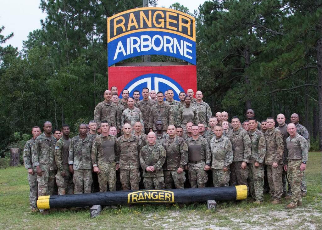 No better way to kick off #NationalAirborneDay than with some functional fitness alongside my fellow Sergeants Major including our recent USASMA graduates! We got our heart rates up with a run and got dirty on the SURT obstacle course! Winning #AATW