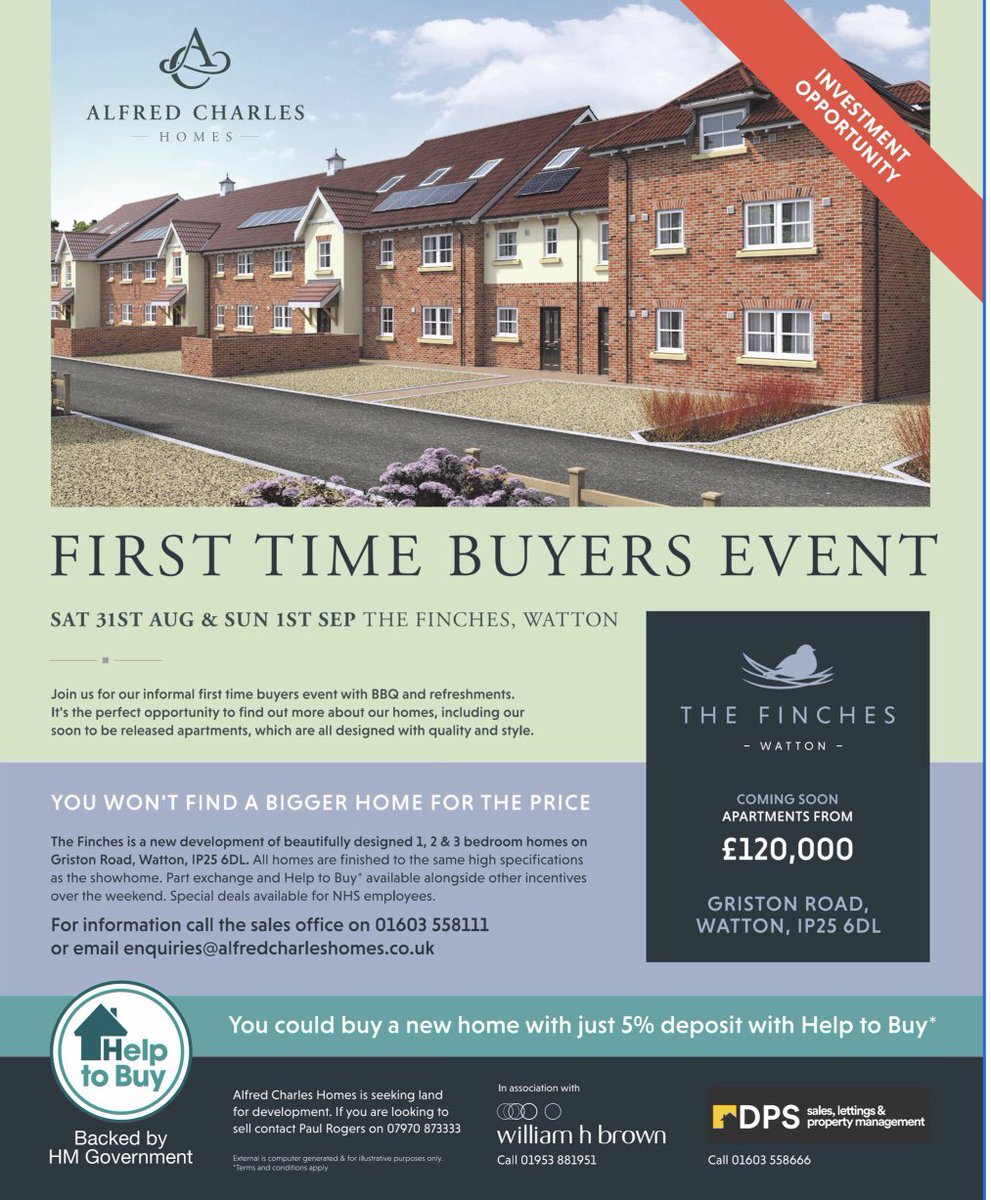 ac_homesltd's tweet photo. Don’t miss out! The release of our new phase is on August 31st! Prices from £120,000!!! @dpsestatesltd @WilliamHBrown https://t.co/U2Va3du4fD https://t.co/APlqiovNnL