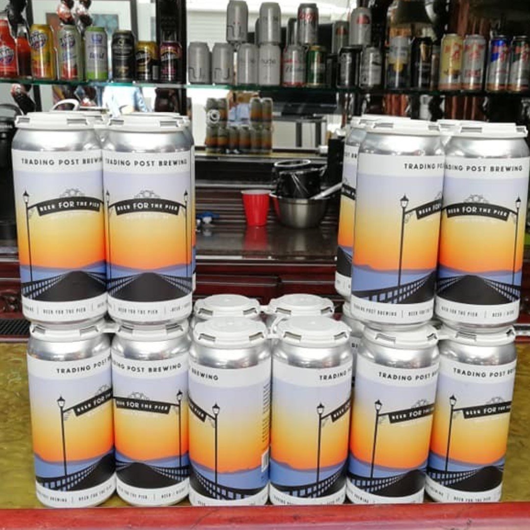 Look for our special run of "Beer For The Pier" from Trading Post Brewing at stores and restaurants in and around White Rock. LImited edition - and a portion of every purchase goes toward rebuilding the White Rock Pier. Win-win! #HereForThePier