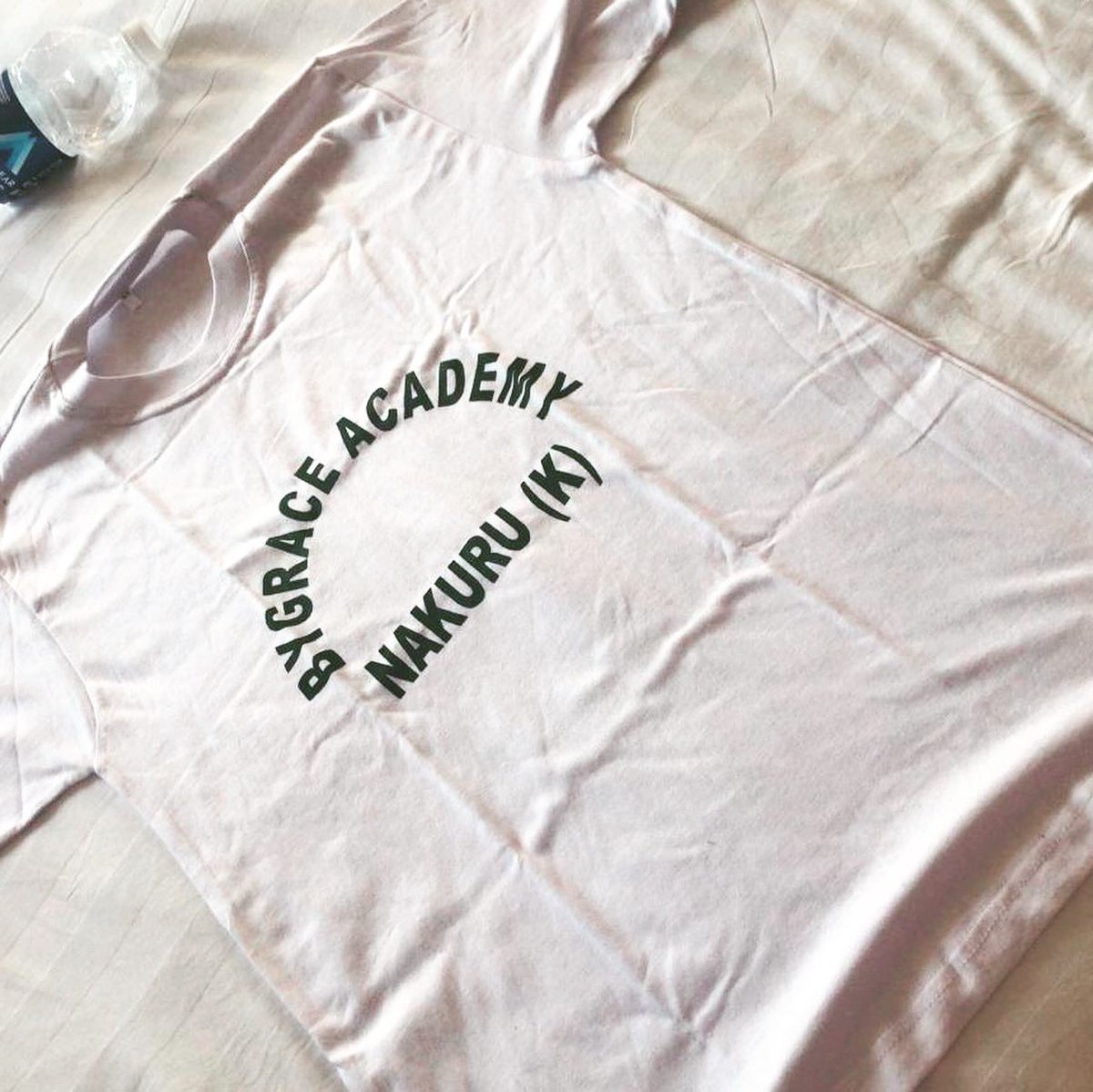 All 10 of the students that are helping at ByGrace brought one of these T-Shirts today. All money made from the sale of these helps to feed the children during the school day. <a href="/TripsInAfrica/">African Adventures</a> <a href="/designsalike/">Designs Alike</a> @SpfldUK <a href="/AGSPortsmouth/">Andy Gas</a> <a href="/GSadlerPhysio/">GarySadlerPhysio</a> <a href="/WiseHooot/">Wise Marketing</a>