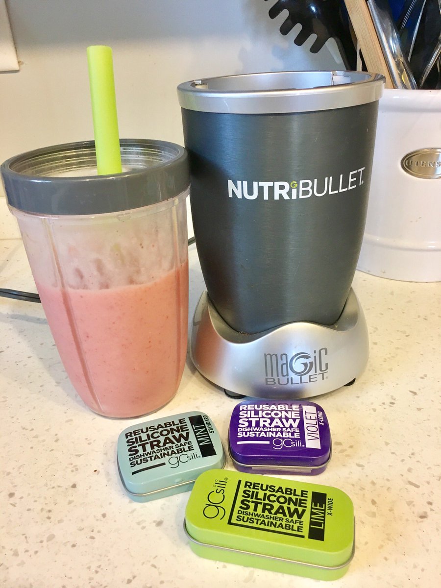 Little choices add up to big changes.  Better than the local fast food place and no waste.  I loved the mint tins my <a href="/gosiliproducts/">GoSili</a> come in.  The X-wide is perfect for smoothies.  #gosilibr #bibchat #bibravepro #eathealthier #reducewaste #nutribullet