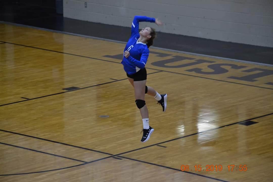VolleyballGrove's tweet photo. At the Eustace tournament the girls fought hard. We were down 0-13 and we fought back to bring the score within 2. Waiting to see where we fall in the tournament on Saturday. https://t.co/sKfF2movGb