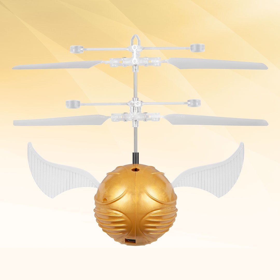 Wingardium Leviosa!! Cast your spells right in the palm of hand with World Tech Toys Harry Potter Golden Snitch IR UFO Heli Ball. The perfect gift for any Harry Potter fan.

Get yours today! 
ow.ly/W7ur50vzLiu

#harrypotter #hogwarts #goldensnitch #quidditch #gryffindor