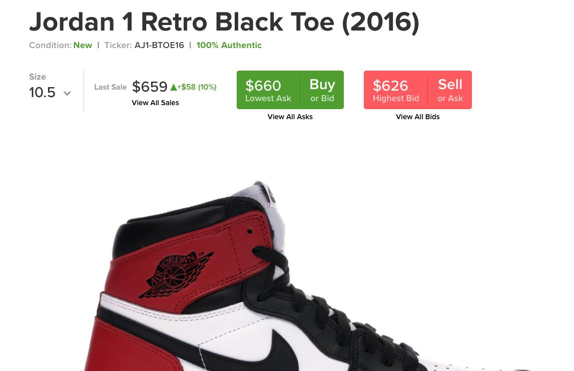 stockx satin black toe