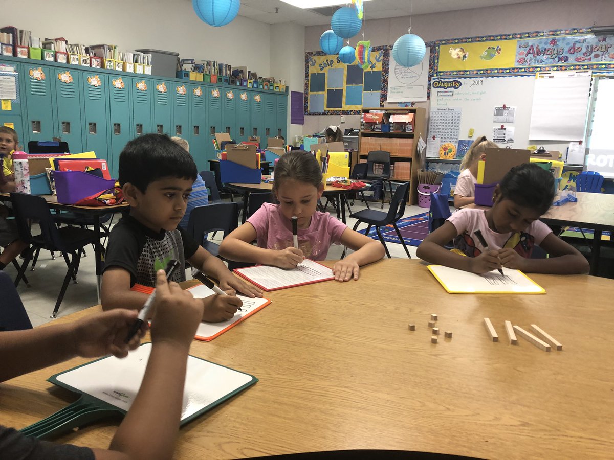 HackettAlicia's tweet photo. Fun times in math small groups today @PrairieTrailES https://t.co/7V7lQDI7xR