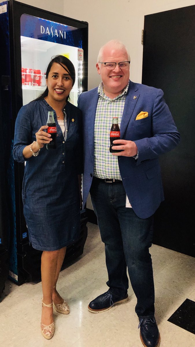 CLeRoyCavazos's tweet photo. Honored to welcome @DrA4SA one of our newest members of @COSAGOV #CityCouncil to our San Antonio Bottling Plant @CocaColaSWB @arcacontal @SAHispanicCC #ABLDP #LatinasAreLeaders #Engagement https://t.co/nFqlIymvdi