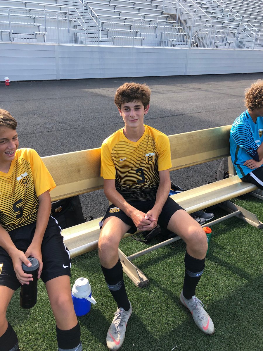 Theo with the first ever goal in the #NewMarv ⁦<a href="/UABoysSoccer/">UA Boys Soccer</a>⁩