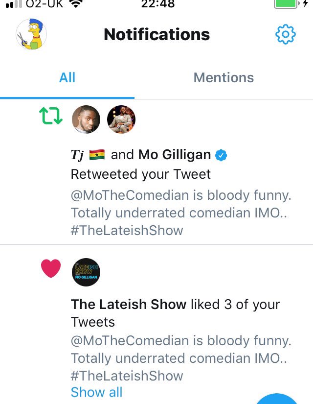JillHudson21's tweet photo. When your Tweet is not only liked but retweeted by the man himself!! #TheLateishShow #meanteveryword ๐๐ป๐ #mo https://t.co/fWQXVhV8Zc