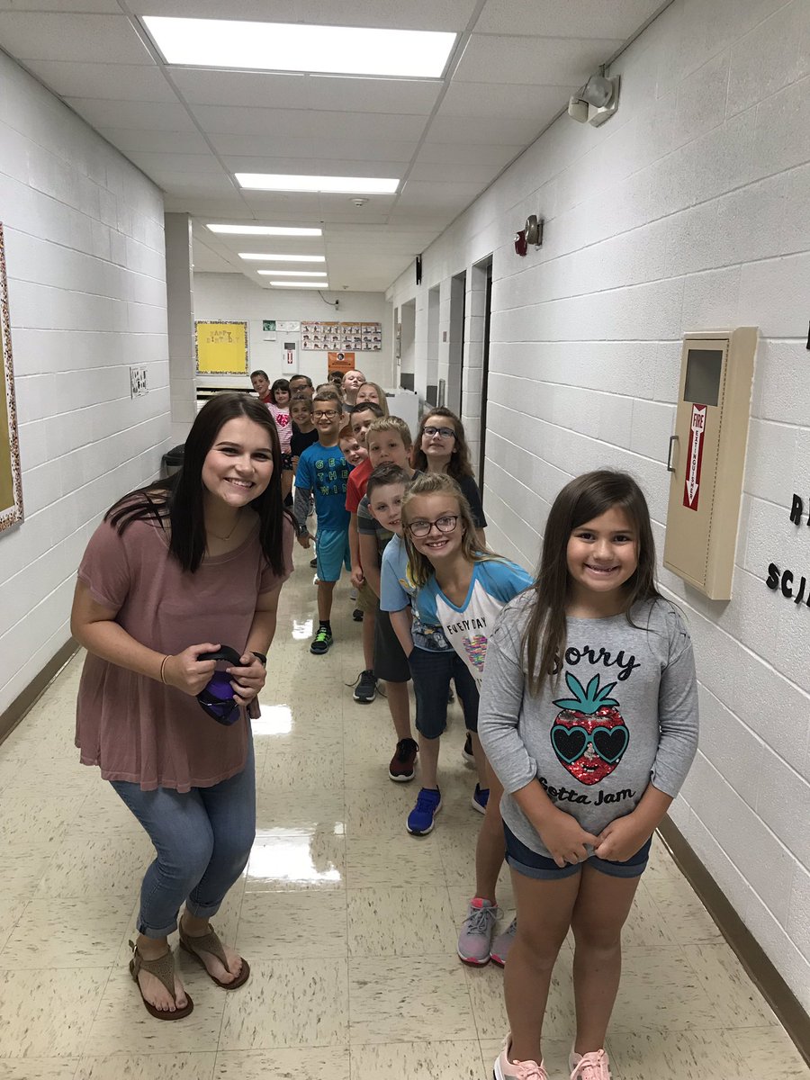 Mrs. Barton’s third grade class was so excited for music this morning! #wesclinwarriors