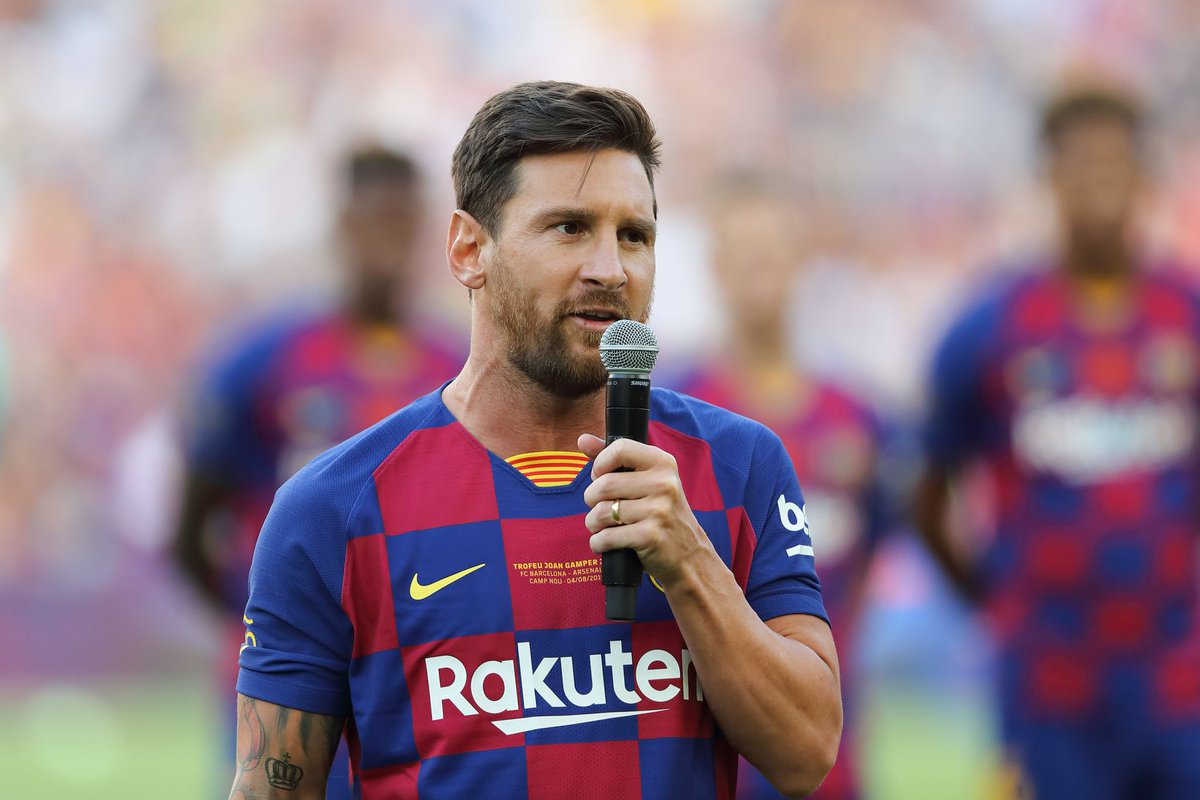 BarcaUniversal's tweet photo. 🗣️ — Javier Mascherano (2017): "Lionel Messi is bigger than Barcelona." [squawka] https://t.co/qqzxeu8obt