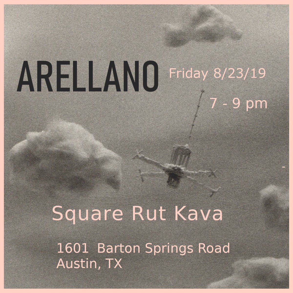 ArellanoMusic's tweet photo. Upcoming gig at SquareRut in Austin next Friday, 8/23
#ATX https://t.co/Hafa8rS5e1