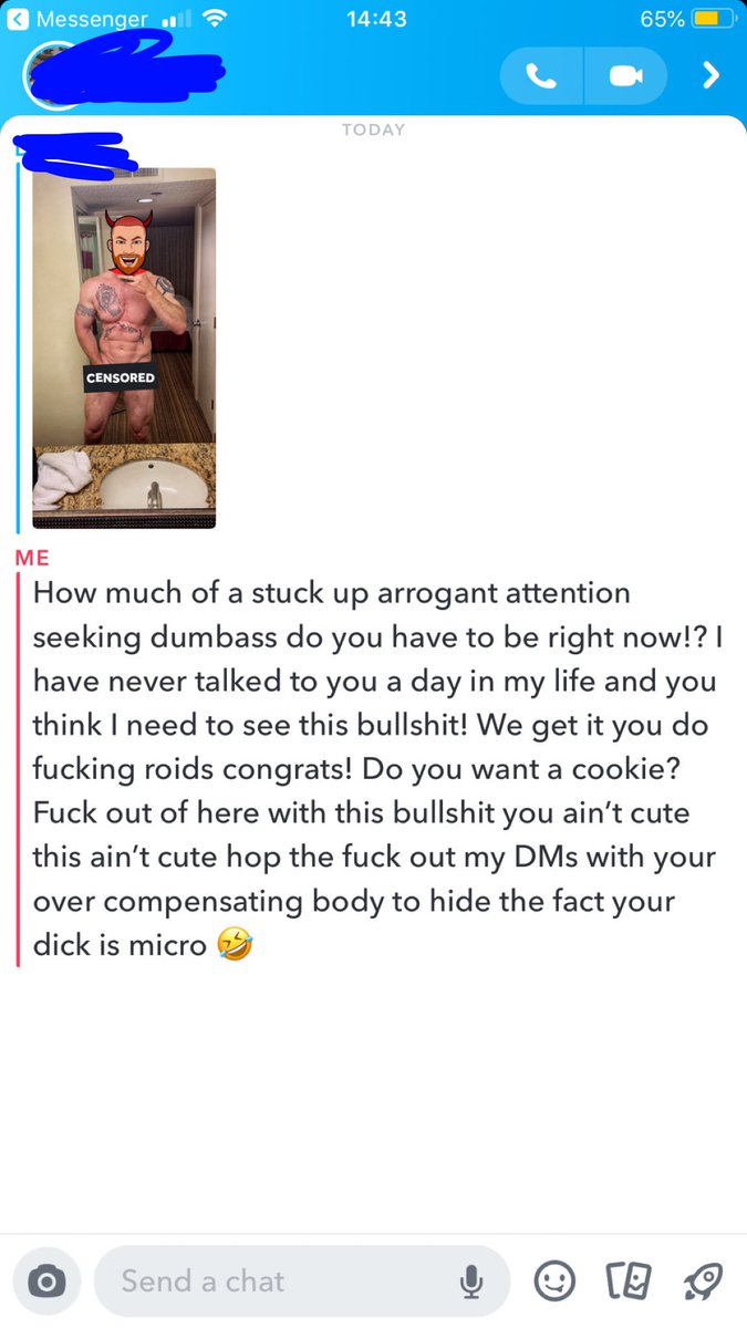 HaveyoumetMiley's tweet photo. #welcometomydms #snapchat #onblast https://t.co/4XAxJeQxqU