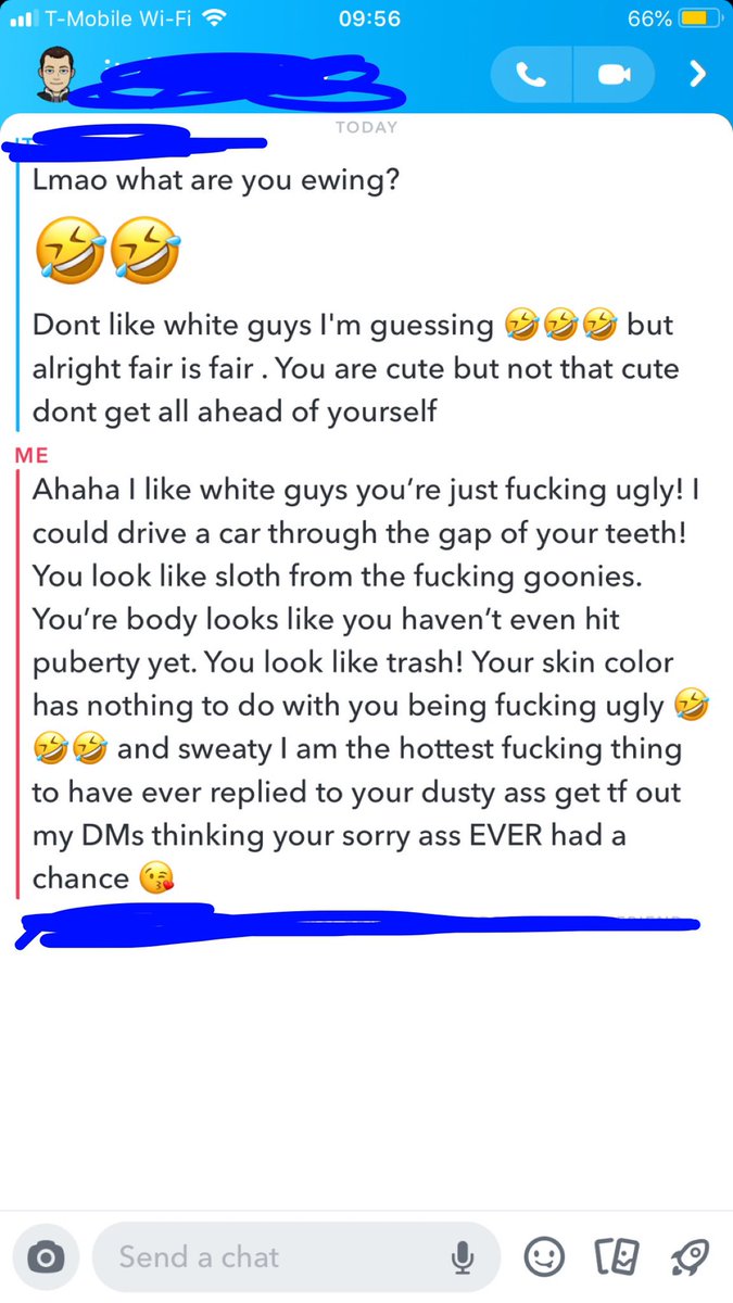 HaveyoumetMiley's tweet photo. Dudes who can’t take rejection are the best #onblast https://t.co/3SpJd8tIio