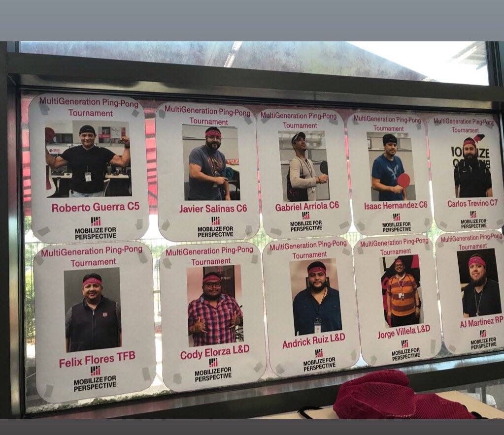 thelmatamez's tweet image. Monday we kickoff our annual MGN Ping Pong Tournament @MissionTXperts !! Who will take the championship this year! #BeYou #BeMagenta #AreYouWithUs #DreamTM #MGN @luluayala81 @mmoral74 @TexasEric716