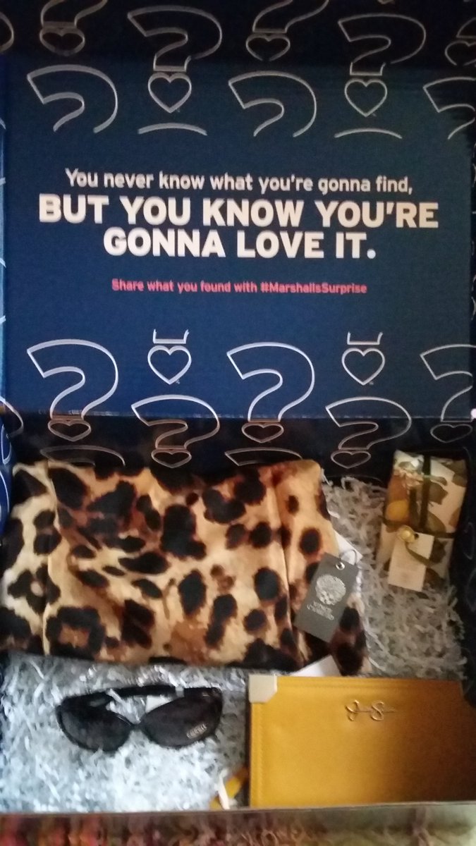 redhott007's tweet photo. Fun times today at Marshallls in Danbury, CT. .Here's my goodie box. THANKS  Marshalls!!!! #MarshallsSurprise https://t.co/QsGDGPy2gf