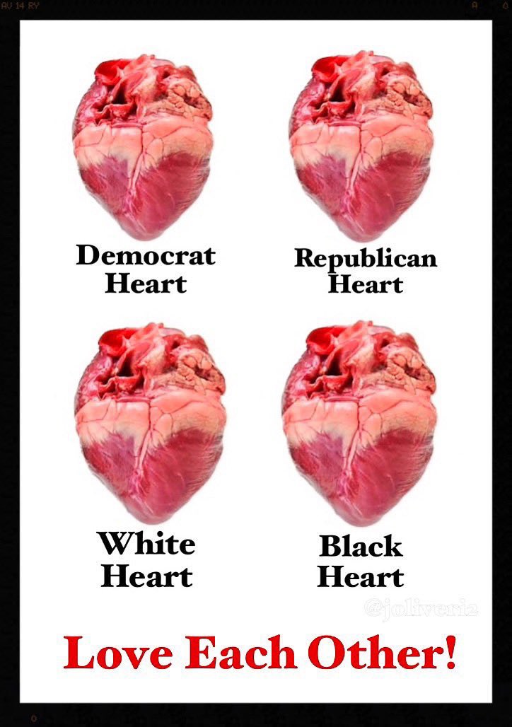 JOliveri2's tweet photo. Just Saying.. ❤️✨💙🌎🌍🌏🙏🏽 You cannot disagree. #Democrats #Republicans #AllLivesMatter #WhiteOrBlack #Love #Liberals #Conservatives 🏳️‍🌈 https://t.co/O86ENjxBDj