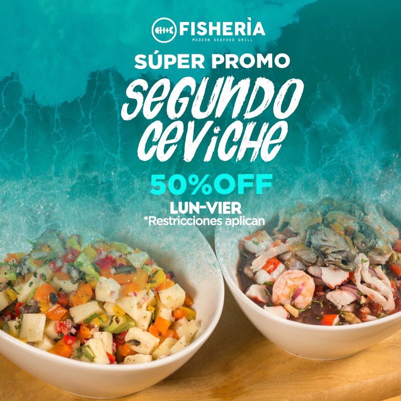 LAGRANVIASV's tweet photo. #LUNCHFEST 🍽
Disfruta tu segundo ceviche en La Fisheria con el 50% OFF https://t.co/s4UsgyGIu1