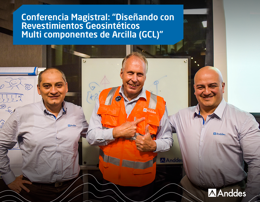 _anddes's tweet photo. Les compartimos las fotografías de lo que fue la Conferencia Magistral “Diseñando con Revestimientos Geosintéticos Multi componentes de Arcilla (GCL)” organizada por Anddes y NAUE. Agradecemos al profesor Kent P. von Maubeuge por su magnífica y detallada presentación.

#Anddes https://t.co/uEbGyEDT1u