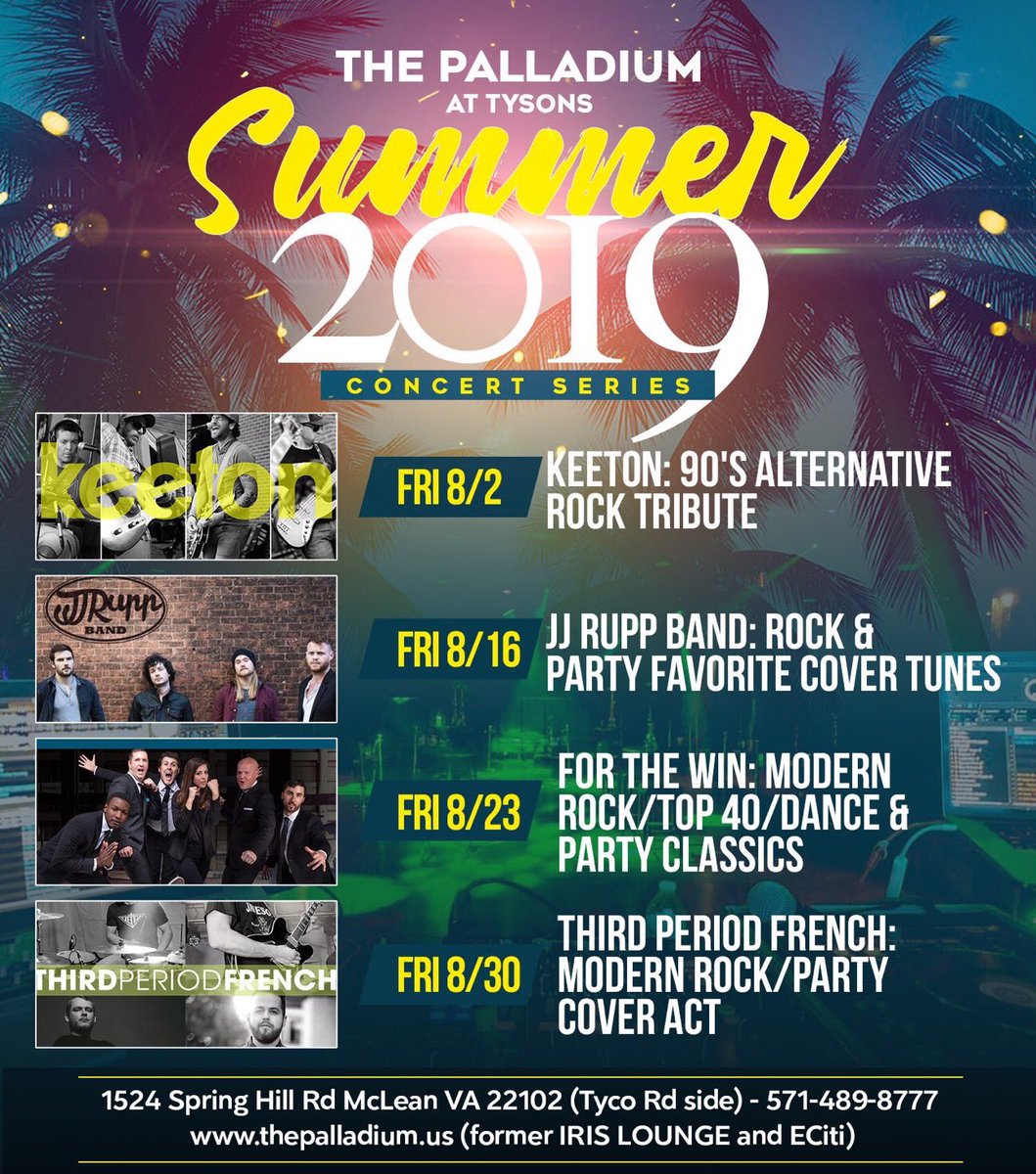 The summer concert series continues at The Palladium tonight! Get your free tickets here: eventbrite.com/e/live-on-stag…