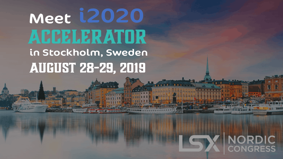 i2020accelerat1's tweet photo. Meet us at #LSXNORDIC this August in #Stockholm! https://t.co/RNhSEMPz0x