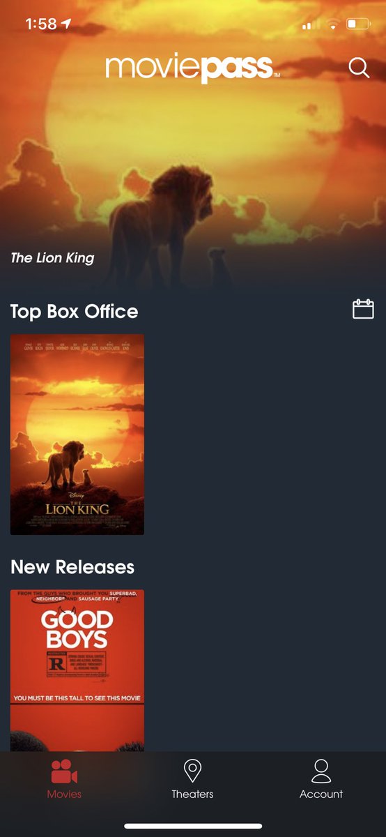 Hmmm the <a href="/MoviePass/">MoviePass</a> app is back after 5 weeks offline and looks... exactly the same.