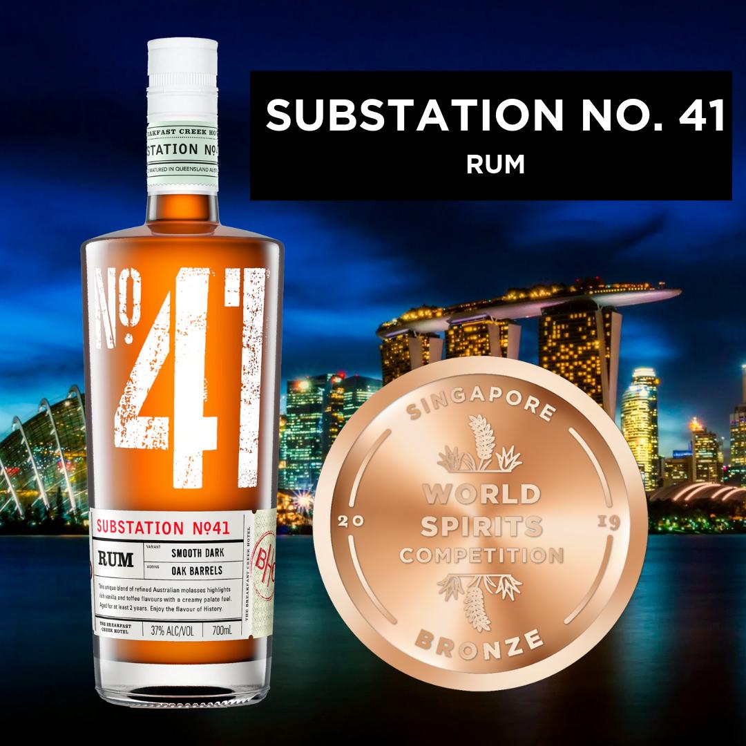 Swscomp's tweet image. Happy National Rum Day! We're celebrating one of our Bronze Medal winners, Substation No. 41! #nationalrumday #rum #substationno41 #singapore #spirits #spiritcomp #swscomp