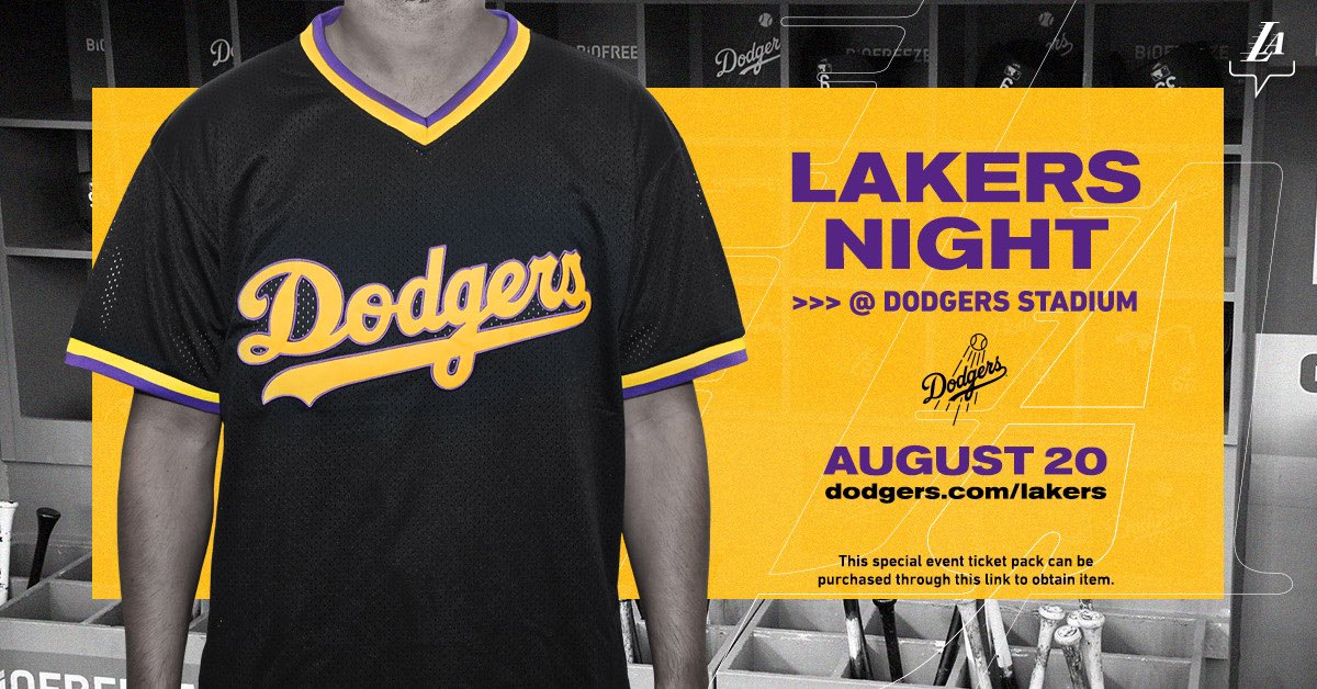 dodgers lakers jersey