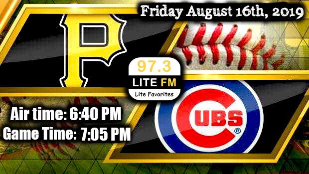 973LiteFM's tweet photo. Pirates play the Cubs today on 97.3 Lite FM 1480 AM WCNS at 6:40 PM! Tune in to hear our Live Broadcast and to play the Chick Fil A Challege! https://t.co/aT3kqhYAao