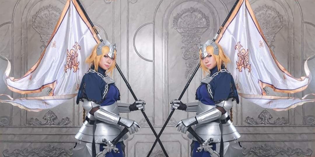 Chennmei_'s tweet photo. La Pucelle d'Orléans
Jeanne d'Arc FGO
❤️💜❤️💜
Happy with this shoot, turn out great!!
#jeannedarc #fate #fgo #FateGO  #FateGrandOrder #jeanne #cosplay #cosplayer #rulerclass https://t.co/bXEwn7lp3M