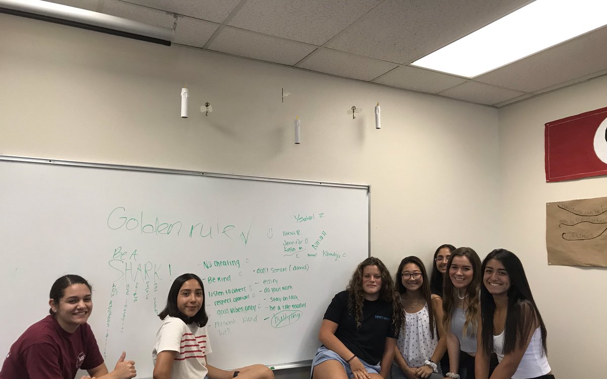 mswightman's tweet photo. #AVID10 2nd period worked in groups today to come up with a social contract...all groups immediately started referencing #shsbeashark on their own! #shsallin @SHSBeAShark @Shark_Bako https://t.co/VGZH6F1DxT