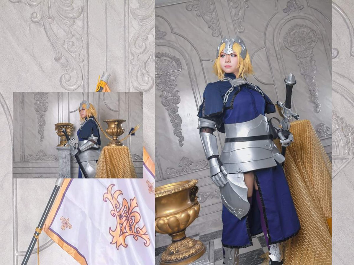 Chennmei_'s tweet photo. La Pucelle d'Orléans
Jeanne d'Arc FGO
❤️💜❤️💜
Happy with this shoot, turn out great!!
#jeannedarc #fate #fgo #FateGO  #FateGrandOrder #jeanne #cosplay #cosplayer #rulerclass https://t.co/bXEwn7lp3M