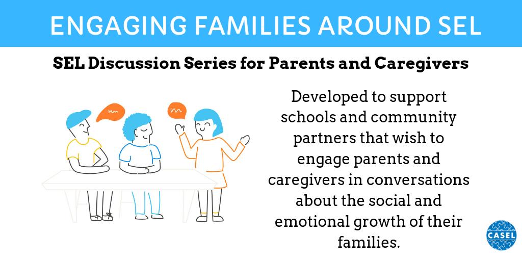 caselorg's tweet photo. Empower families and caregivers to explore and learn more about #SEL through this multi-session discussion series. #firstdayofschool2019 #EngagingFamiliesWithSEL #2019BackToSchool
https://t.co/vSoQgU8WbS https://t.co/E9jmz75RXl