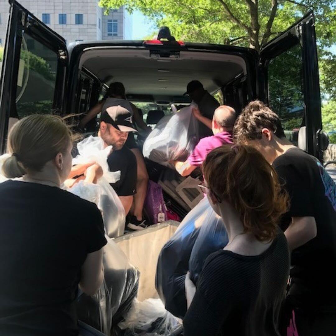 csacasting's tweet photo. #CastingSocietyCares was honored to be a part of #ProjectFirstDay w/ @FirstDayNY Our volunteers helped organize backpacks &amp; school supplies that were given to deserving kids at the start of their school year. https://t.co/FGV1caUlxX