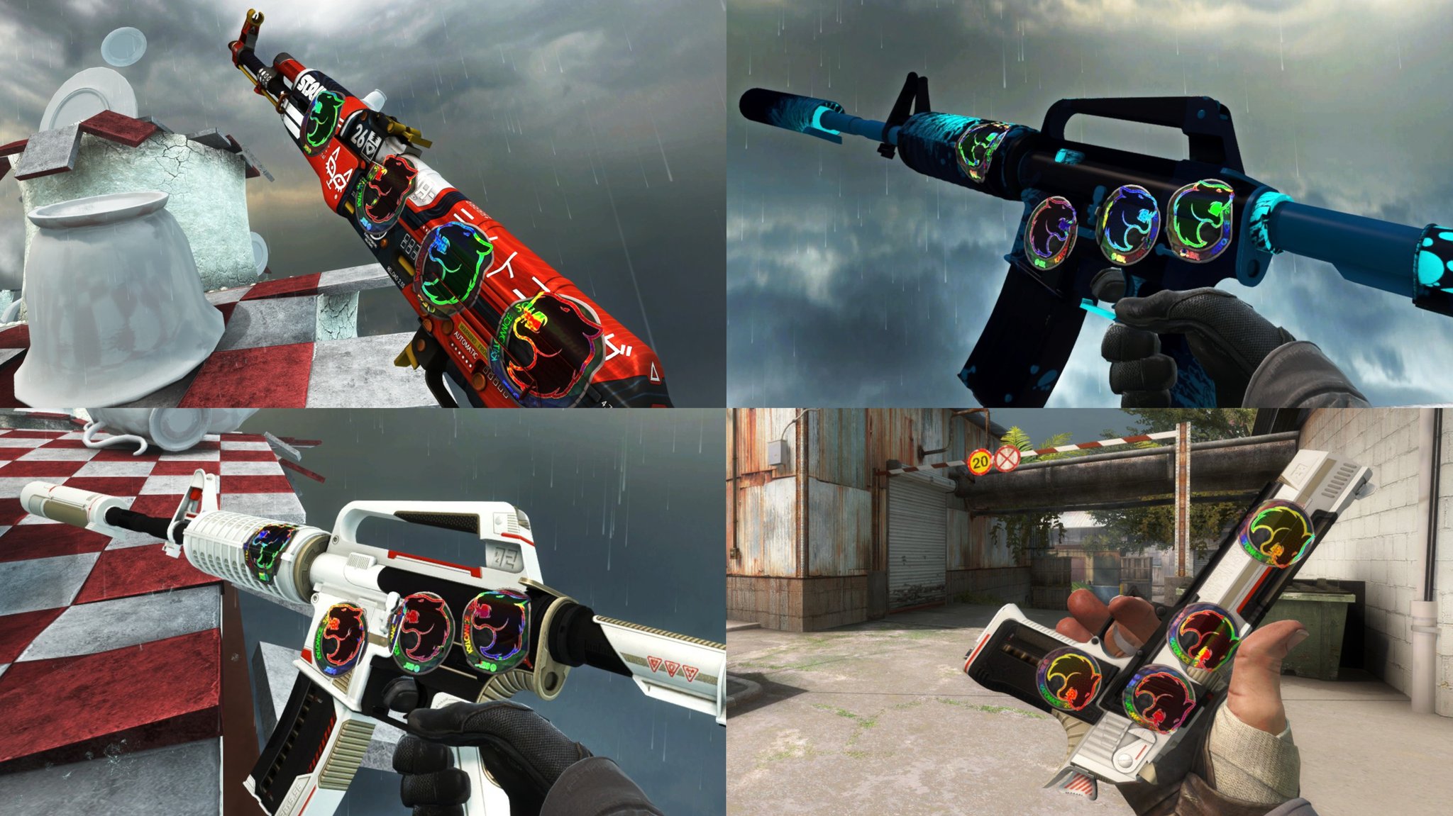 ohnePixel on X: Just sold my 0.001 ST FN Atheris to @H3adHunt3r98 and he  applied a NIP Holo RIGHT AWAY! 🙏 This is the THIRD Katowice 2014 Holo  Atheris craft! $350 applied!