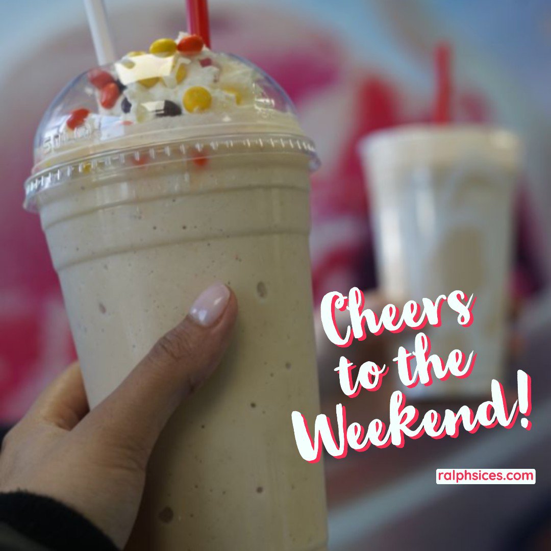 RalphsFamous's tweet photo. Have a great one!
#cheers #weekendvibes #weekendkickoff #ralphsices #ralphsshakes #ralphssummer https://t.co/VmBESGrvMD