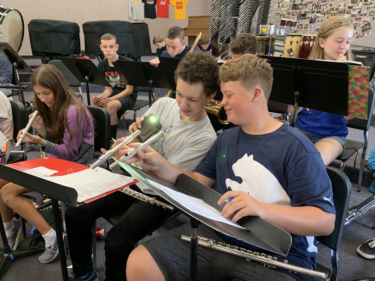 KeithOzsvath's tweet photo. Kids are doing an Instrument Equipment Check today in rehearsal. Definitely doing this next year! 🙌 https://t.co/jh3ZGP8PCK