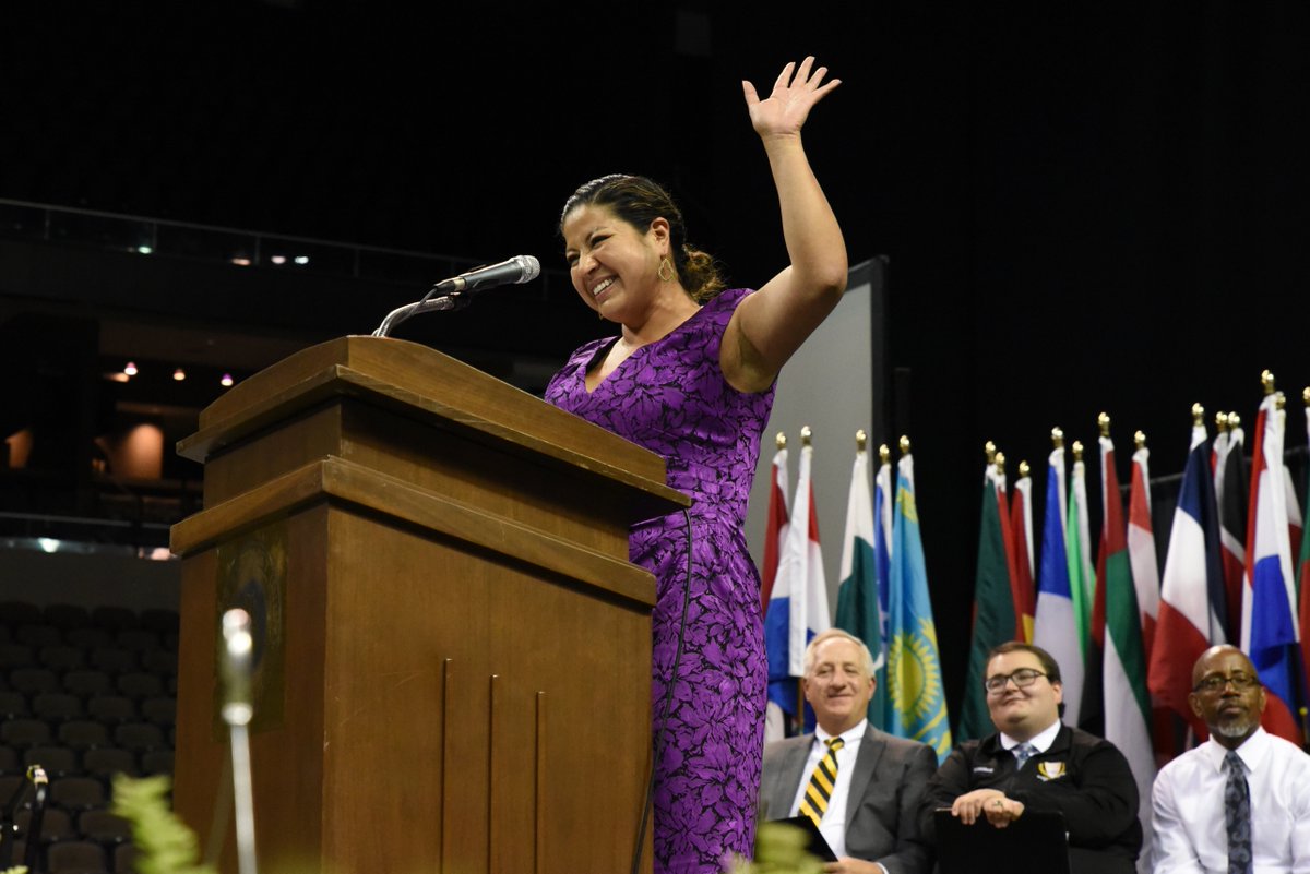 NKUalumni's tweet photo. Tremendous thank you to Kathy Espinosa for serving as the alumni speaker at yesterday's new student convocation! 

Kathy graduated from NKU in 2007 with her BA in Business Management and 2014 with her Masters of Executive Leadership and Organizational Change. https://t.co/atDS6eFYiu