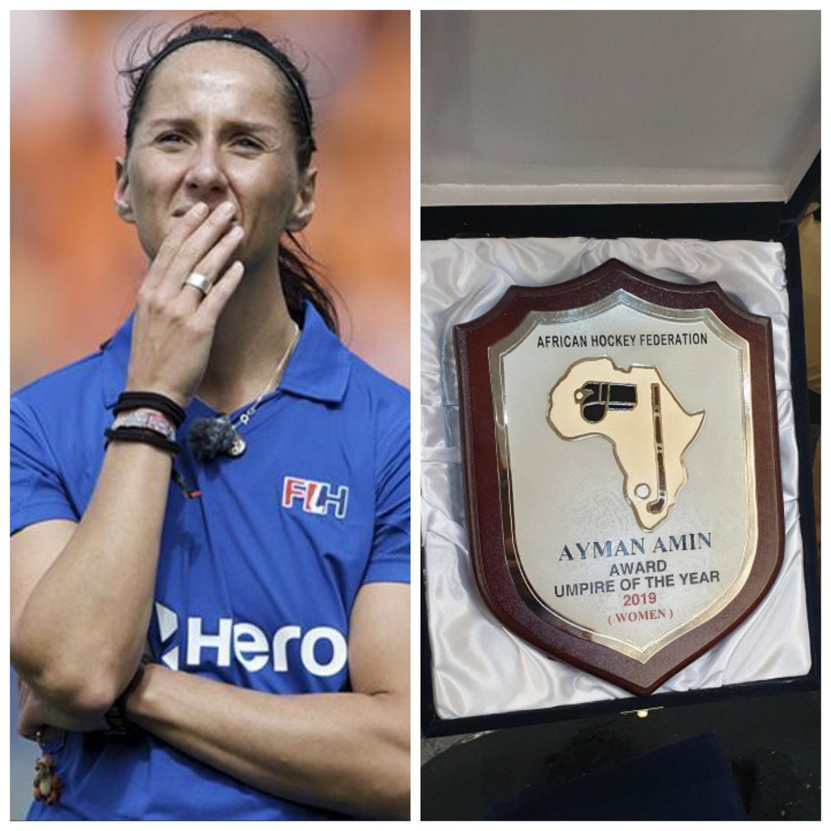 Congrats to <a href="/Mich_joubert19/">Michelle Joubert</a> on winning the <a href="/AfrHockey/">African Hockey Federation (AfHF)</a>   Ayman Amin Award!!