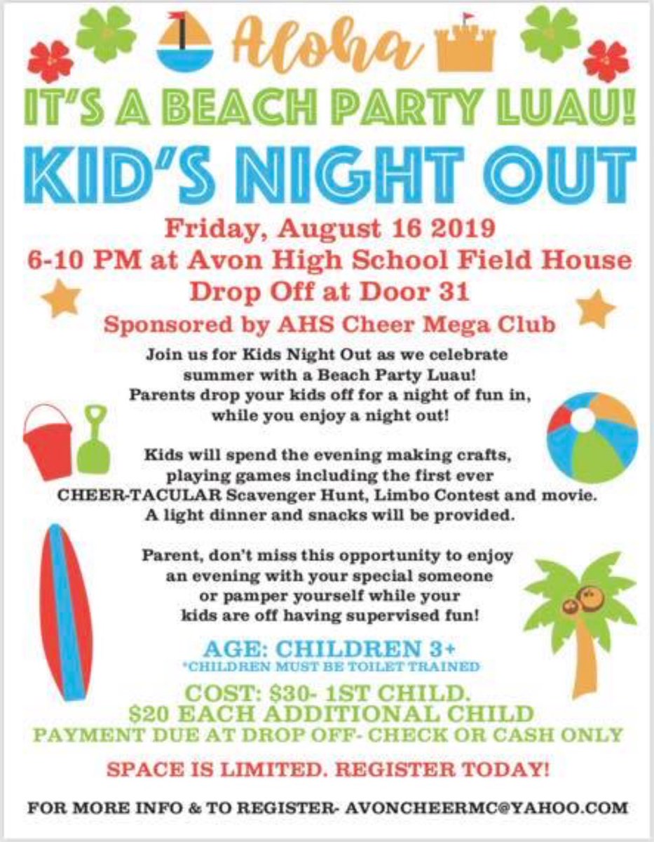 Avon_Cheer's tweet photo. We still have space!!! Walk-ins Welcomed! Door 31! 6-10pm 🌴🌺☀️🥥 https://t.co/8gvT5KZUke