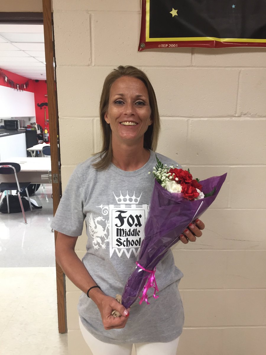 She's baaaack!  Welcome back Mrs. Willard! We hope you have had a great first week back at FMS.  Our students and staff have missed you! #resilience <a href="/mrkgriffin/">Kevin Griffin</a>