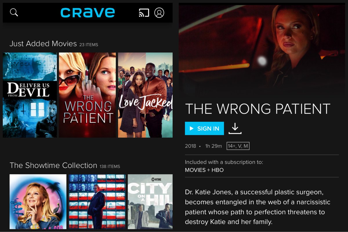 davidistrasser's tweet photo. #TheWrongPatient (aka #KillerBody) is now available in Canada on @CraveCanada @HBOCanada .
@ReelOneEnt @DGCTalent @DGCBC @creativebcs https://t.co/UGmc4XxK4q