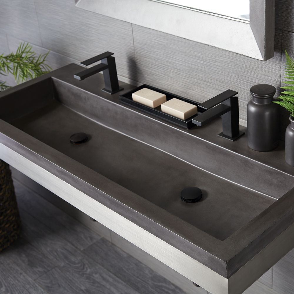 meccinteriors's tweet photo. A modern update on the classic #troughsink from @Native_Trails
#bathroomdesign https://t.co/kWwsDV3waE
