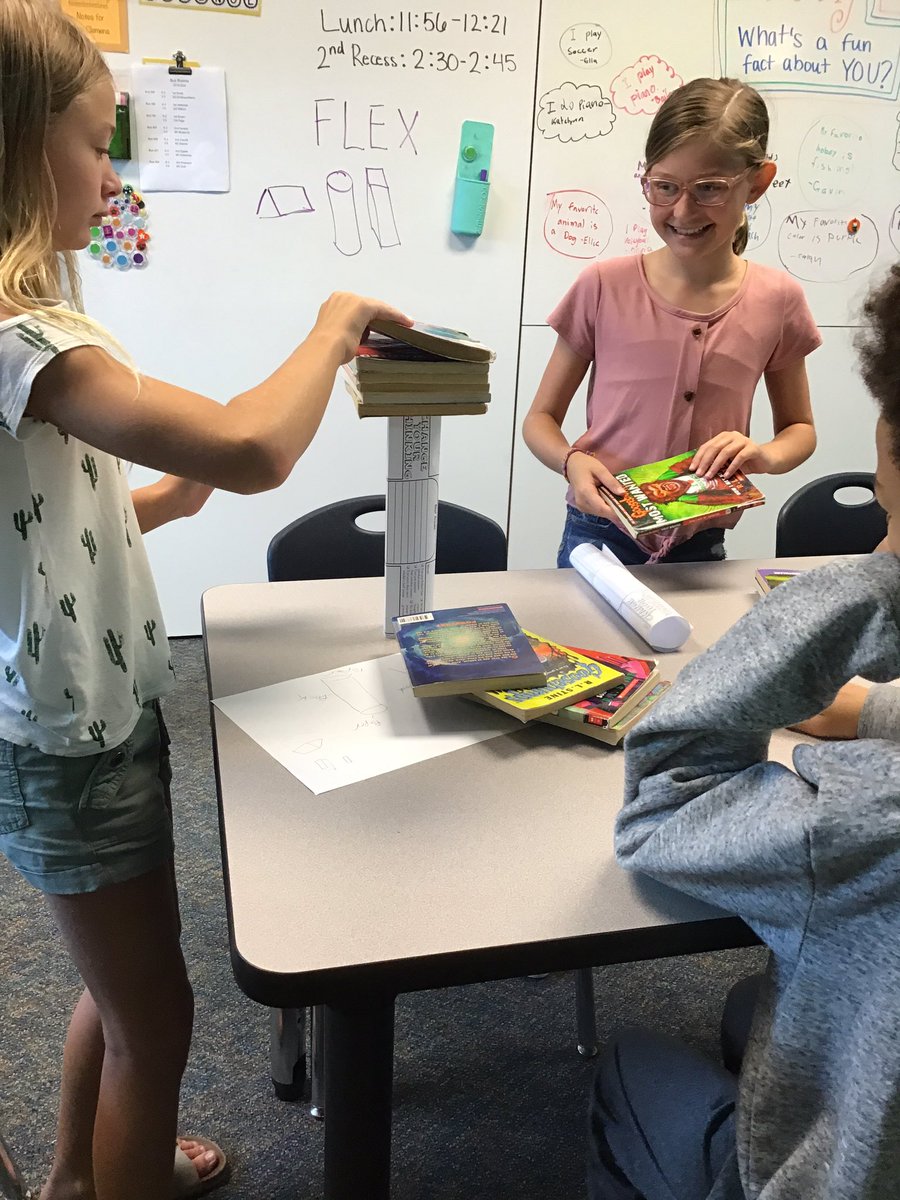 LeahLeMon3's tweet photo. we love a good stem challenge to start the year. I can already tell they know how to fail forward #lpsleads #lcblazers #STEM #growthmindset https://t.co/zbagNJHJXS