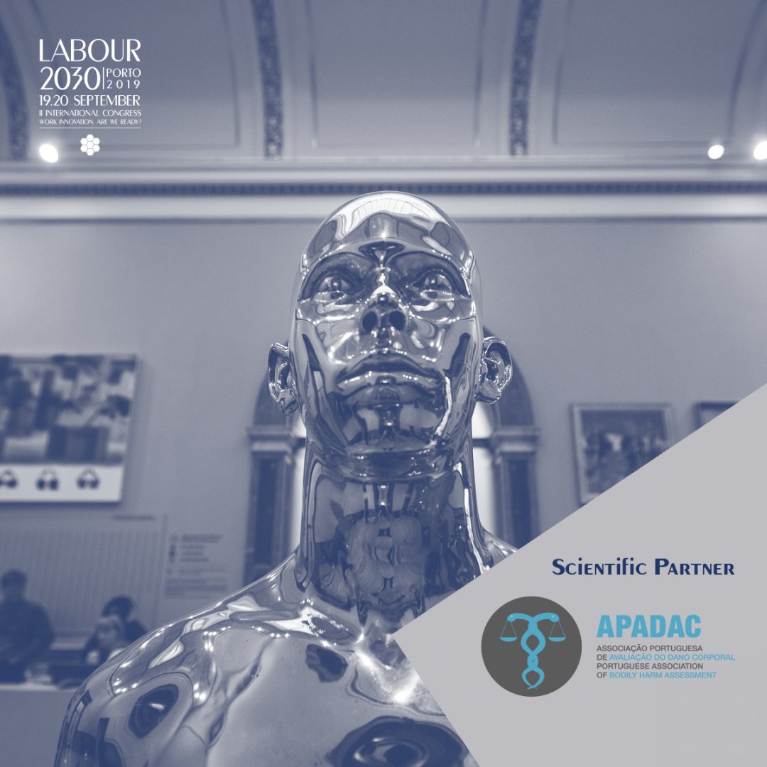labour2030's tweet photo. The APADAC - Portuguese Body Damage Assessment Association - is one of the scientific partners of the Labour2030.
More at https://t.co/FfcJr7StYj
#labour2030 #futureofwork #direitodotrabalho #apadac #alfandegadoporto #porto https://t.co/7c4v0FhrzT