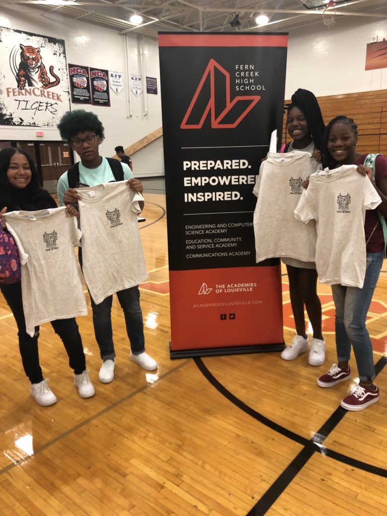 FC Sara Wilson-Abell (@sarawilson021) on Twitter photo <a href="/FernCreekHigh/">Fern Creek High School</a> “Fresh Friday” Event for our Freshman Academy!Mr. Marshall & Dr. Roseberry led a session going over our <a href="/AcademiesofLou/">AcademiesofLou</a> pathways & expectations! They signed the “Promise to Graduate” banner & recieved t-shirts in the gym session! <a href="/JCPSKY/">JCPS</a> @JCPSAsstSuptTR <a href="/FernCreekHigh/">Fern Creek High School</a> “Fresh Friday” Event for our Freshman Academy!Mr. Marshall & Dr. Roseberry led a session going over our <a href="/AcademiesofLou/">AcademiesofLou</a> pathways & expectations! They signed the “Promise to Graduate” banner & recieved t-shirts in the gym session! <a href="/JCPSKY/">JCPS</a> @JCPSAsstSuptTR