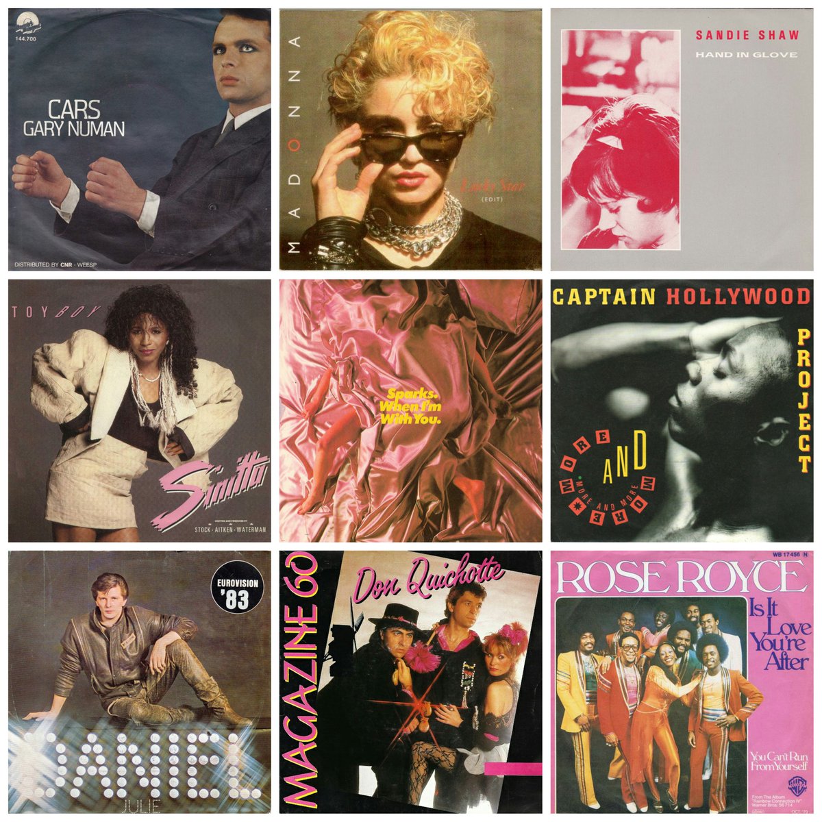RMixoriginal's tweet photo. Right, who have I rabbited on about so far today then?
@numanofficial #GaryNuman @madonna #Madonna #SandieShaw @sinittaofficial #Sinitta #StockAitkenWaterman #Sparks #CaptainHollywoodProject #Daniel #Eurovision #Magazine60 #RoseRoyce #ItaloDisco #disco #HiNrg #vinylcollection https://t.co/ZOCovcydKG