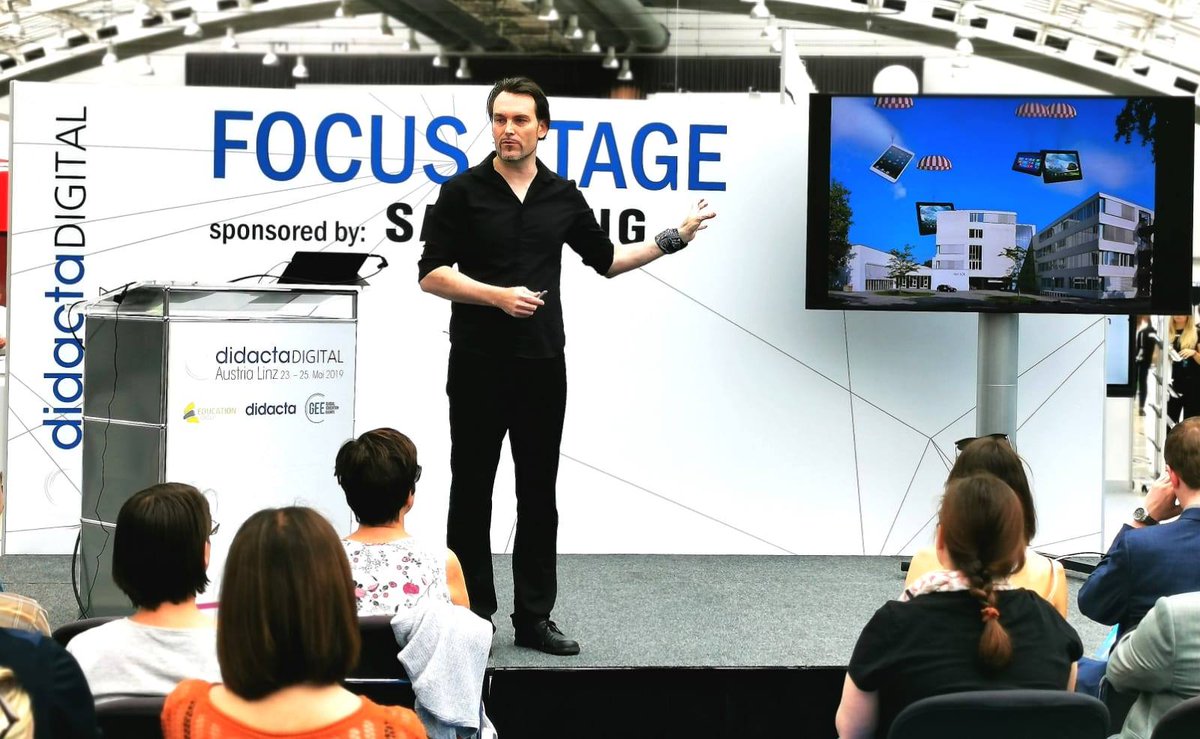 kurtsoeser's tweet photo. Endlich ist mein Vortrag (+Interview) der #didactadigital #educationfestival 2019 online. Danke an @BildungsTV, die meine Vortrag zu "Apps <> Bildungstransformation" aufgezeichnet und zur Verfügung gestellt haben!

 https://t.co/5PRld0QQEL
#Digitalisierung #kurtrocks on tour https://t.co/tF7C6TJkP6