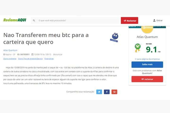 livecoinsBR's tweet image. #AtlasQuantum recebe reclamações sobre atrasos em saques de #bitcoin livecoins.com.br/atlas-quantum-…